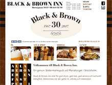 Tablet Screenshot of blackandbrown.se
